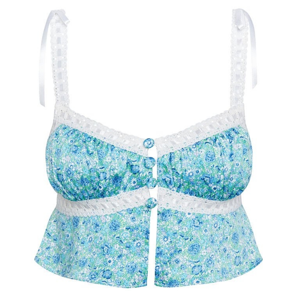 *SOLD* For Love & Lemons Victoria's Secret Alana crop top - Picture 4 of 11